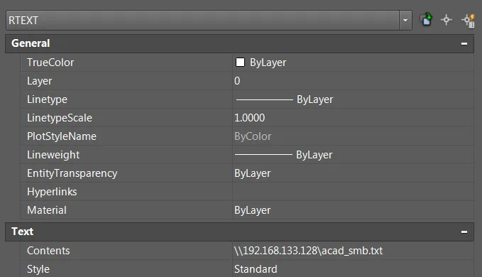 Remote text configuration