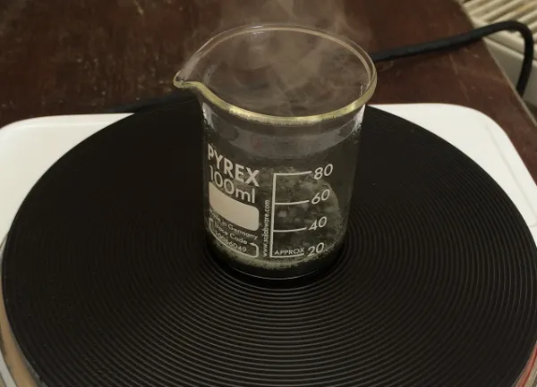 Reaction with fumes