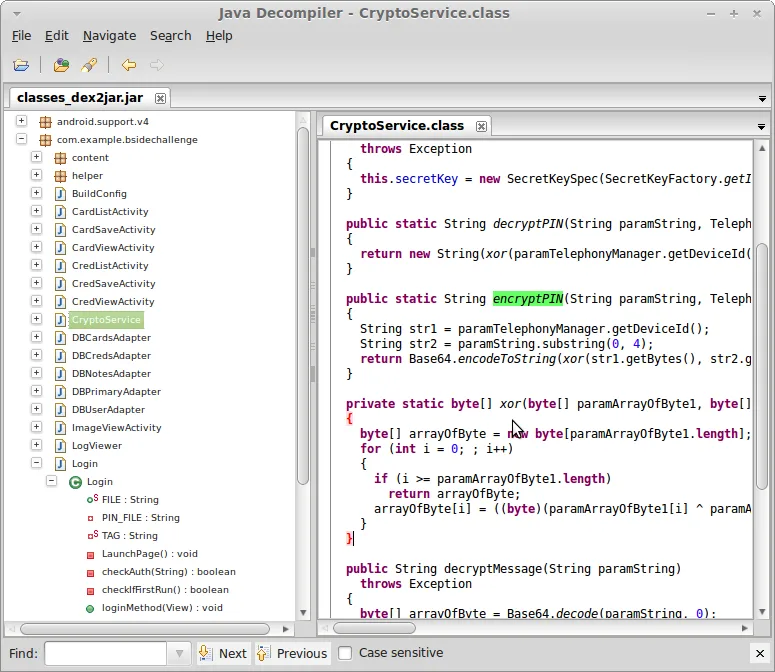 CryptoService code