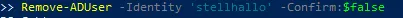 Removing original user example