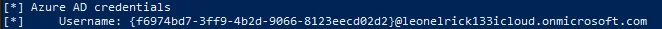 Tenant ID output from adconnectdump.py