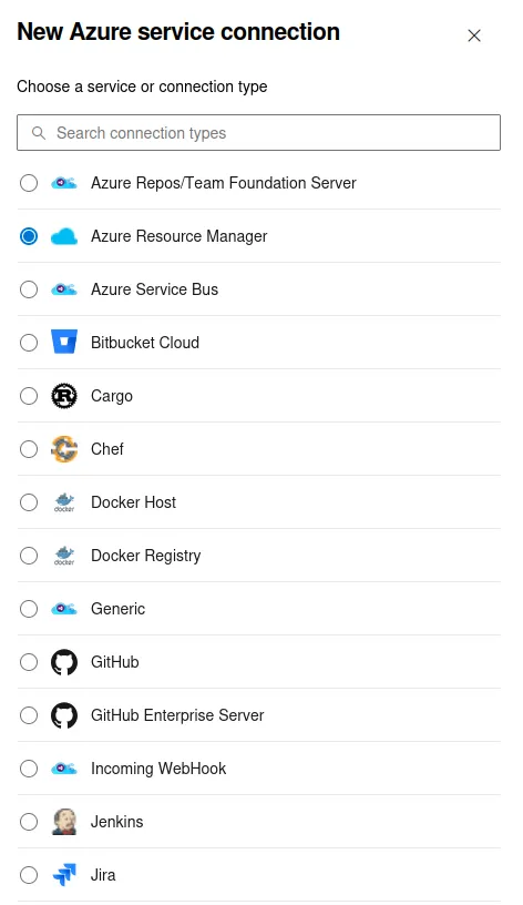 Service connections